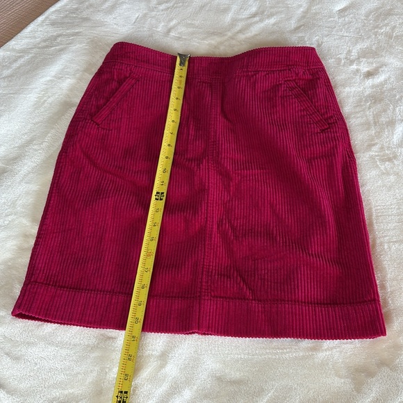 Women's CHADWICKS of BOSTON Red Corduroy Skirt- Sassy Hot! Size 6 - Picture 7 of 11